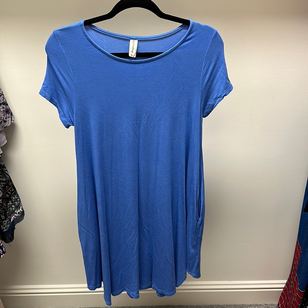 Blue dress